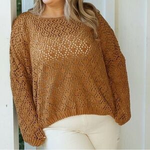 The Amelia Sweater in Camel
